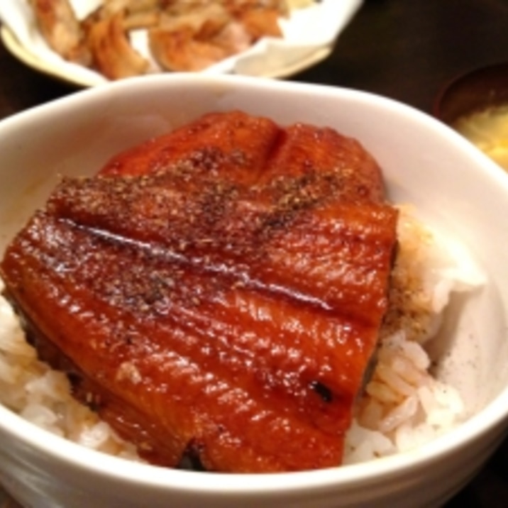 鰻丼。市販のうなぎを美味しく食べる方法。